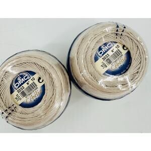 DMC Cebelia Crochet 167G 100% Mercerized Cotton Size 10 Mocha Cream 3033 (2)